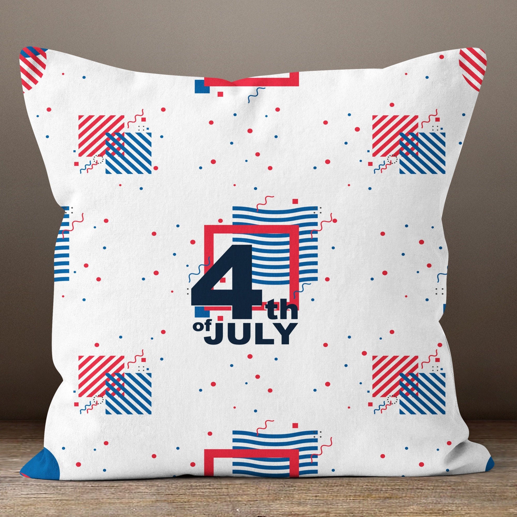 4th of July Pillow Cover, USA Flag Throw Pillowcase, Patriotic Pillow Covers, Independence Day Pillowcase, American Flag Throw Pillow Cover