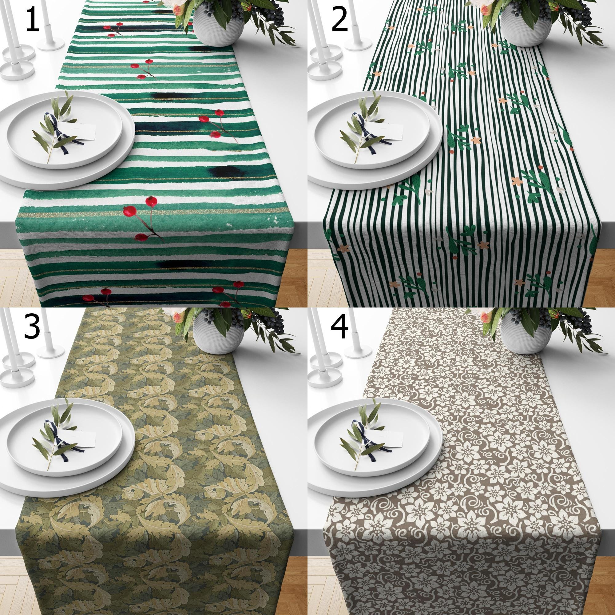 Floral Table Runners, Flowers Table Runners, Spring Flowers Table Runner, Floral Printed Table Runner, Floral Table Decor Runners