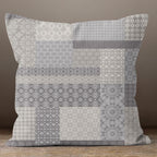Grey Abstract Pillow Covers, Black Modern Abstract Pillow Case, Modern Cushion Cover, Black Grey Modern Pillow Cover