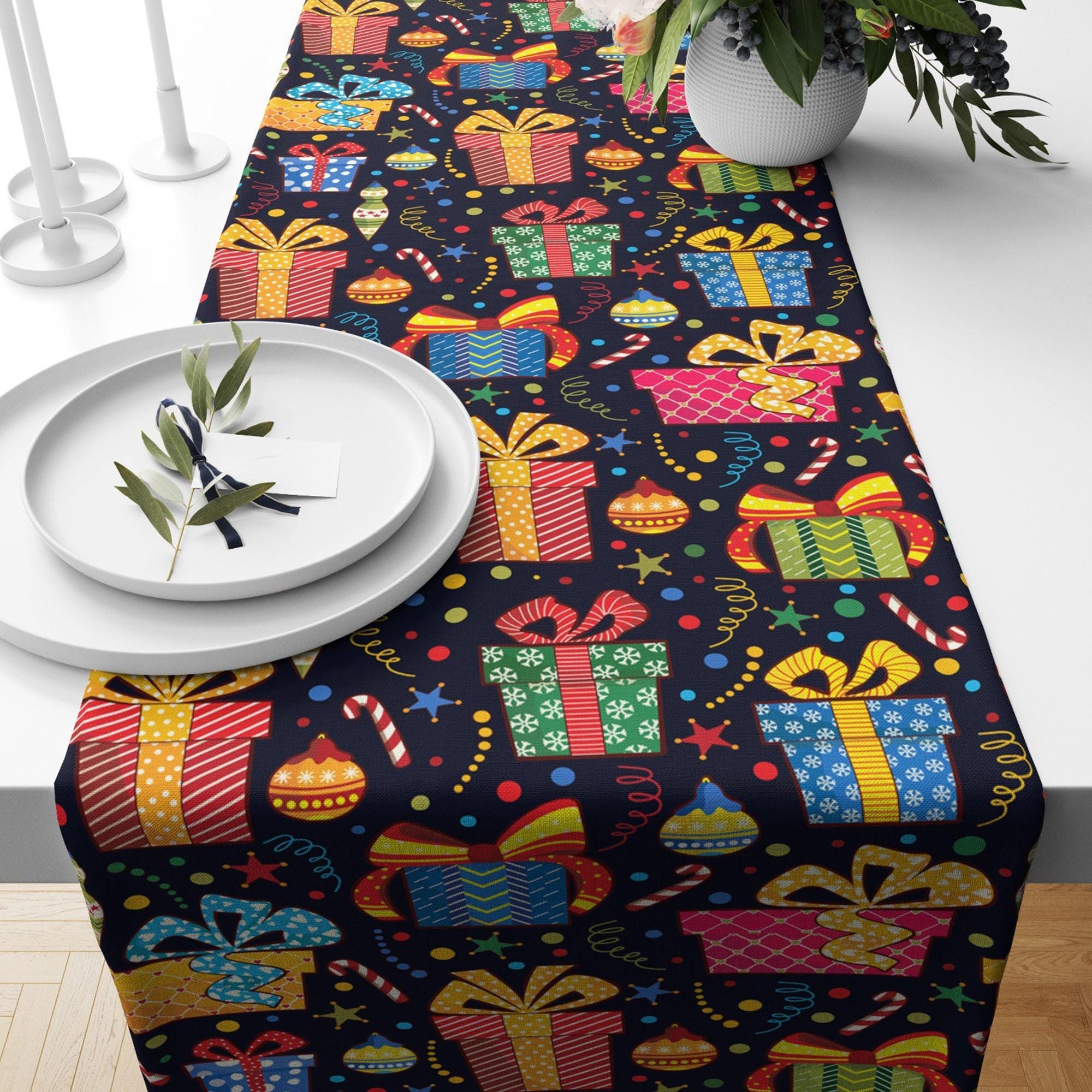 Christmas Table Runner, Christmas Table Decoration, Christmas Party Table, Christmas Decor,  Christmas Gift