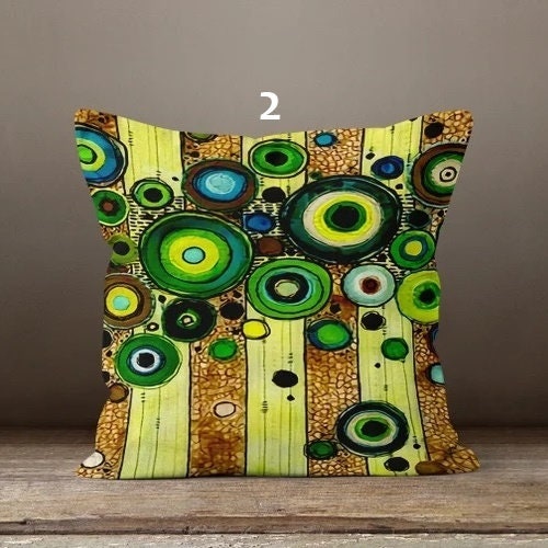 Tropical Leaves Pillow Cover, Leaves Pillow Cover, Floral Cushion Cover, Giant Leaves Cushion Cover, Green Botanical Pillow Cases