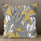 Grey Abstract Pillow Covers, Black Modern Abstract Pillow Case, Modern Cushion Cover, Black Grey Modern Pillow Cover