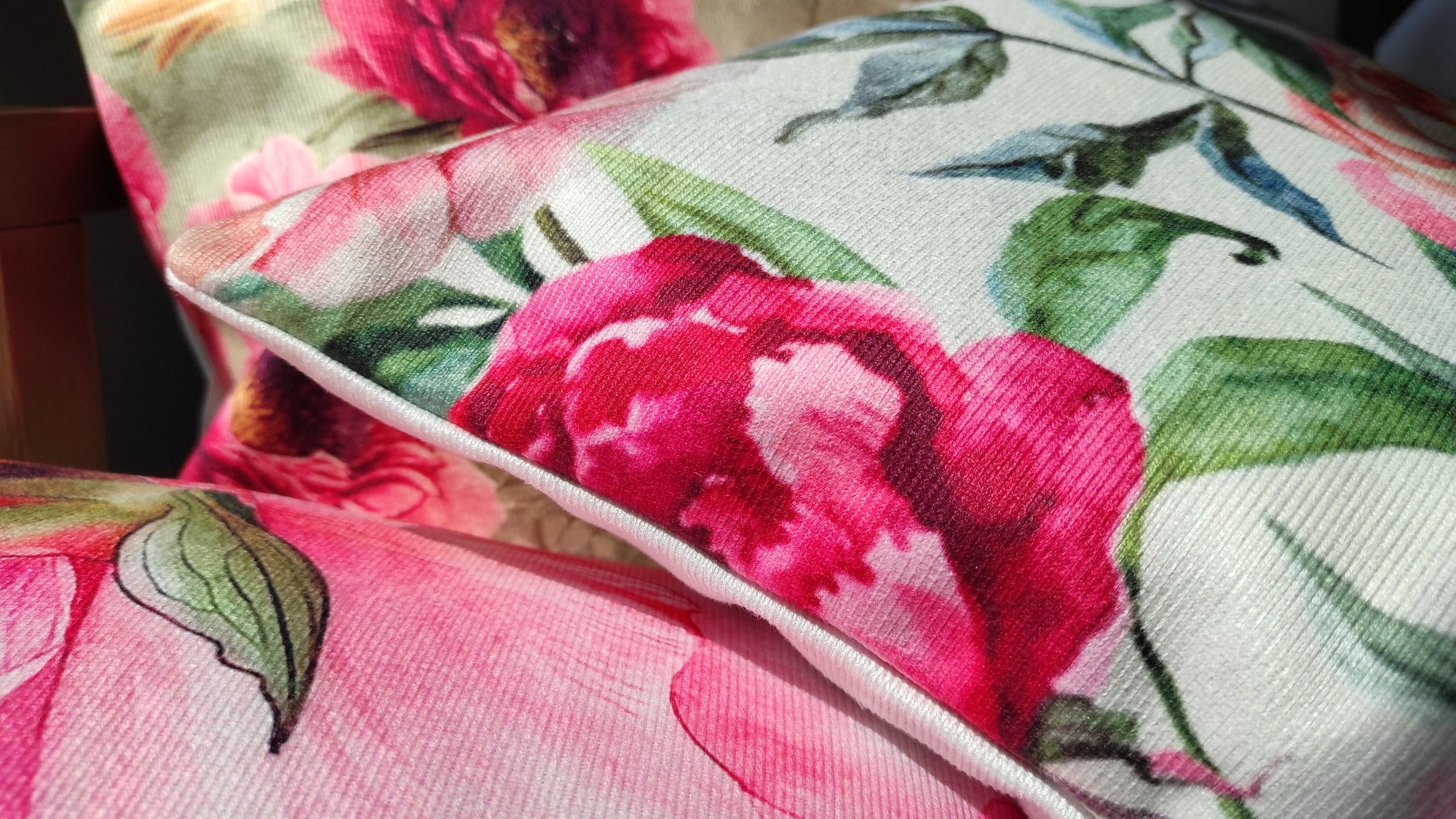 Floral Pillow Covers, Colorful Floral Cushion Cover, Multicolor Flowers Throw Pillow Cover, Floral Pillow Case, Wildflowers Pillow Covers