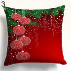 Xmas Ornaments Pillow Cover, Christmas Decor Pillow Covers, Winter Holly Pillowcase, Christmas Candy Bars Pillow Case, Xmas Berry Pillowcase