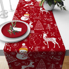 Christmas Table Runner, Holly Table Runner, Xmas Table Runner, Christmas Party Table Runner, Christmas Gift, Christmas Table