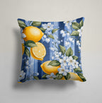 Lemon Pillow Cover, Farmhouse Lemon Pillowcases, Yellow Lemon Kitchen Pillow Cover, Yellow Lemon Floral Cushion Cover, Lemon Cushion Covers