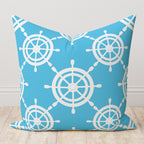 Nautical Pillow Cover, Anchor Pillowcase, Coastal Pillow Case, Seahorse Cushion Cover, Dolphin Throw Pillow Cover, Starfish Pillow Case