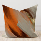 Abstract Art Pillow Covers, Modern Throw Pillow Cover, Contemporary Decorative Cushion Cover, Bold Brushstroke Design Pillowcases