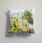 Lemon Pillow Cover, Farmhouse Lemon Pillowcases, Yellow Lemon Kitchen Pillow Cover, Yellow Lemon Floral Cushion Cover, Lemon Cushion Covers