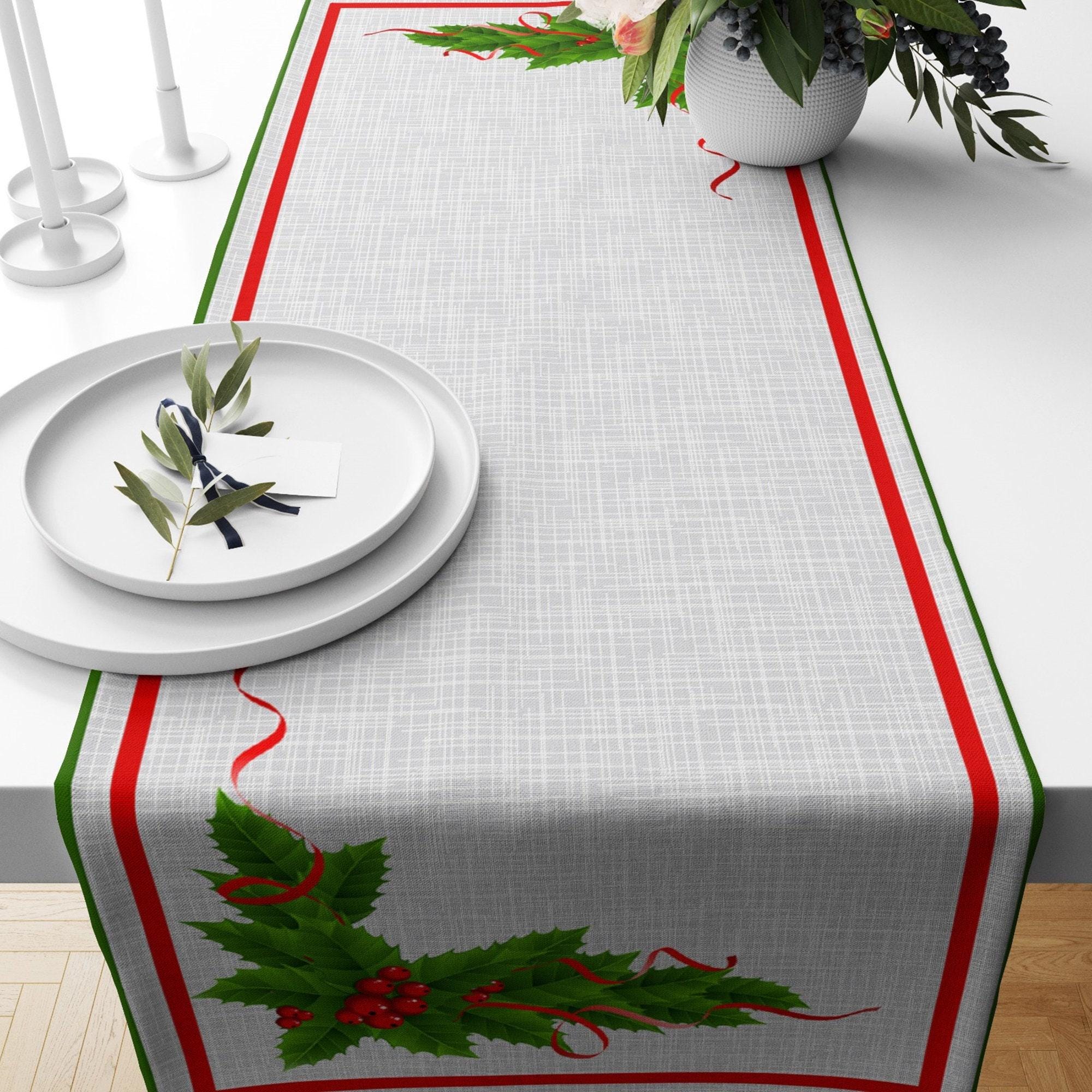Christmas Table Runner, Christmas Table Decoration, Christmas Party Table, Christmas Decor,  Christmas Gift