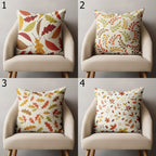 Autumn Throw Pillow Covers, Fall Leaf Pillow Cover, Fall Leaves Cushion Cover, Autumn Gift, Fall Dry Leave Pillowcase, Fall Leaf Home Decor