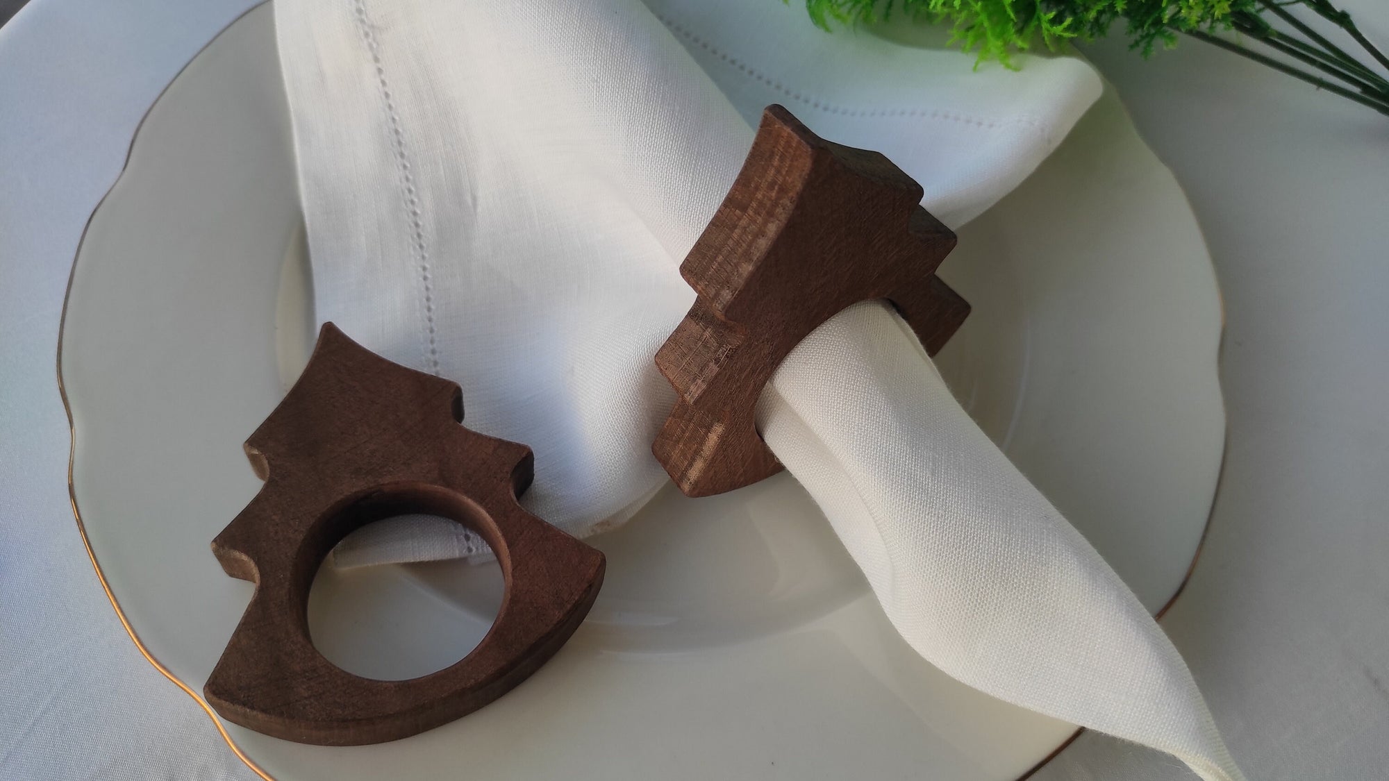 Christmas Napkin Ring, Xmas Pine Tree Napkin Rings, Christmas Pine Tree Napkin Rings, Holiday Wooden Napkin Ring, Xmas Napkin Holders
