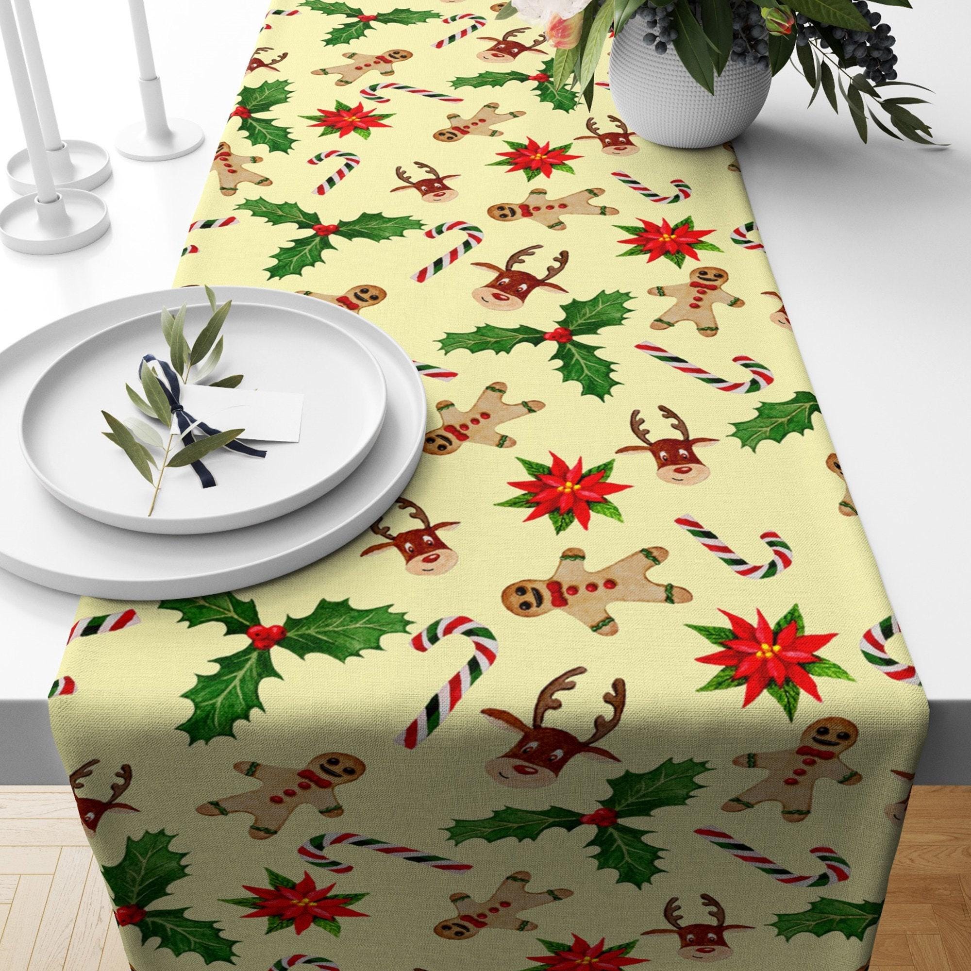 Christmas Table Runner, Xmas Table Runner, Christmas Table Decoration, Christmas Party Table, Christmas Decor, Christmas Gift