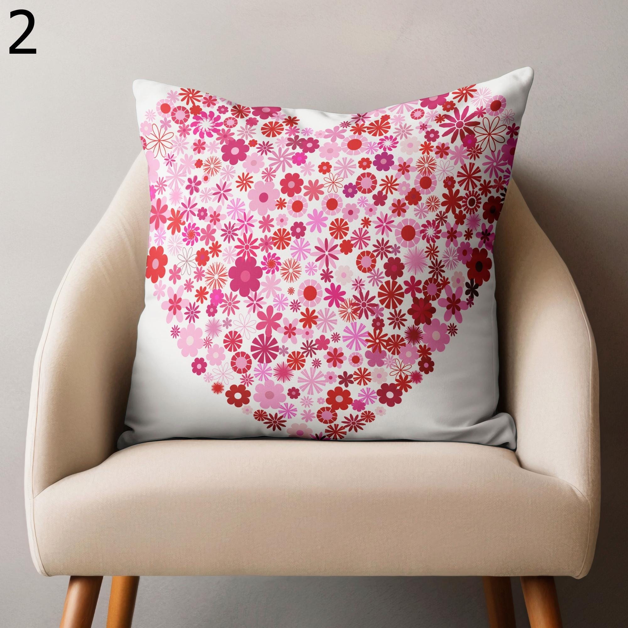 Valentine's Day Pillow Covers, Cute Valentine Throw Pillow Covers, Red Heart Pillow Cover, Love Cushion Covers, Valentine's Day Home Decor