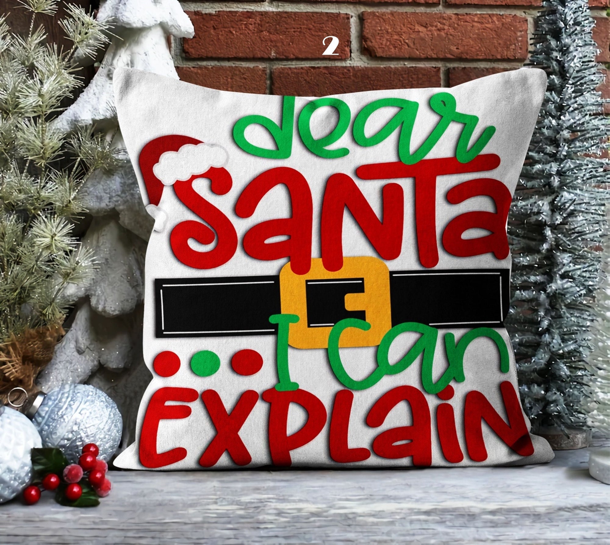 Xmas Holiday Pillowcase, Santa Pillow Cover, Santa Claus Pillowcase, Christmas Pillowcase, Cozy Home Decor, New Year's Gift