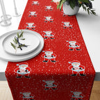 Christmas Table Runner, Santa Claus Table Runner, Xmas Table Runner, Christmas Table Decoration, Christmas Party Table, Christmas Gift