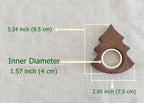 Christmas Napkin Ring, Xmas Pine Tree Napkin Rings, Christmas Pine Tree Napkin Rings, Holiday Wooden Napkin Ring, Xmas Napkin Holders
