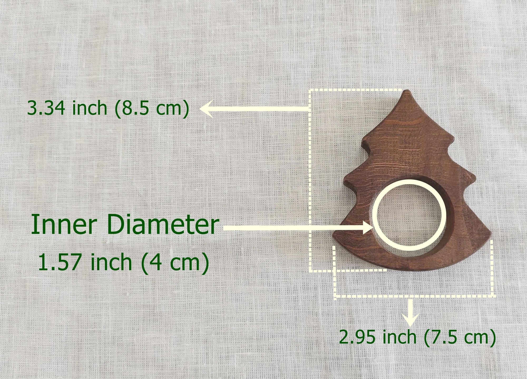 Christmas Napkin Ring, Xmas Pine Tree Napkin Rings, Christmas Pine Tree Napkin Rings, Holiday Wooden Napkin Ring, Xmas Napkin Holders