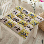 Nautical Anchor Chair Pad, Ocean Chair Cushion with Ties, Marine Chair Pads with Ties, Coastal Patio Chair Cushions, Summer Chair Cushions