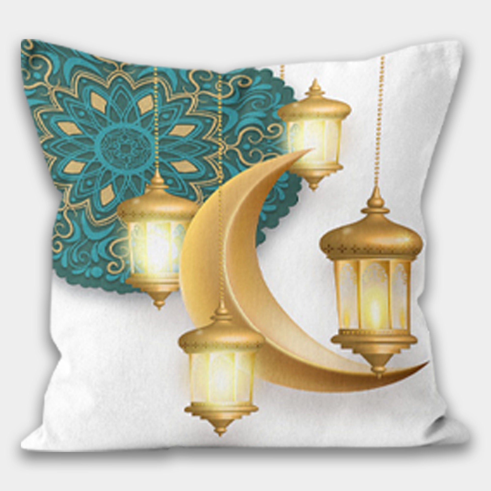 Ramadan Pillow Cover, Eid Mubarak Pillow Cover, Islamic Cushion Case, Ramadan Gifts for Muslims, Ramadan Kareem Throw Pillow Covers