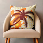 Tropical Abstract Throw Pillow Cover, Hawaii Tropical Pillow Covers, Summer Palm Tree Pillowcase, Hawaii Palm Leaves Printed Cushion Cover