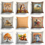 Fall Pillow Cover, Autumn Cushion Cover, Thanksgiving Throw Pillow Cover, Thanksgiving Party Decor, Autumn/Fall Home Decor