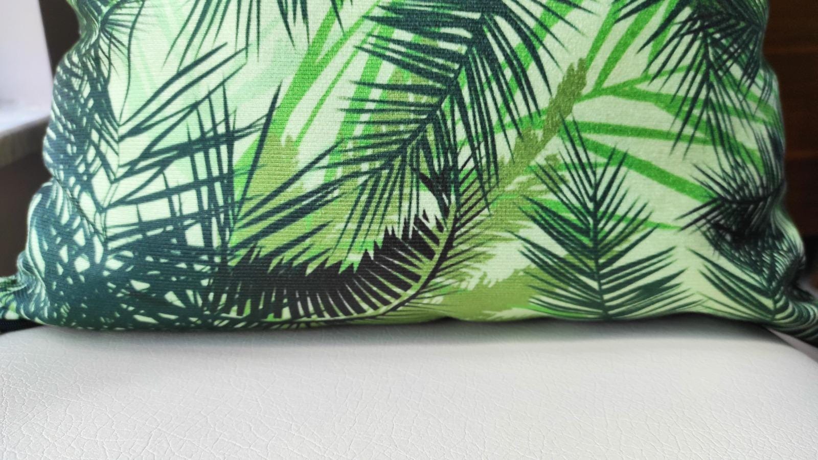Retro Palm Leaves Pillow Covers, Tropical Vintage Pillow Covers, Vintage Palm Tree Pillowcase, Tropical Pillowcase, Palm Cushion Covers