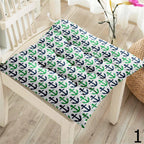 Nautical Anchor Chair Pad, Ocean Chair Cushion with Ties, Marine Chair Pads with Ties, Coastal Patio Chair Cushions, Summer Chair Cushions