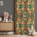 Modern Vintage Ethnic Curtains, Ethnic Mudcloth Curtain Panels, Southwest Ethnic Curtain, African Curtains, Mudcloth Curtain Panels