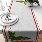 Christmas Table Runner, Santa Claus Table Runner, Xmas Table Runner, Christmas Table Decoration, Christmas Party Table, Christmas Gift