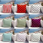 Nautical Outdoor Pillow Covers, Waterproof Ocean Cushion Cover, Outdoor Marine Waterproof Pillowcase, Coastal Water Resist Cushion Covers