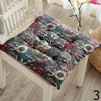 Nautical Anchor Chair Pad, Ocean Chair Cushion with Ties, Marine Chair Pads with Ties, Coastal Patio Chair Cushions, Summer Chair Cushions