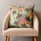 Tropical Abstract Throw Pillow Cover, Hawaii Tropical Pillow Covers, Summer Palm Tree Pillowcase, Hawaii Palm Leaves Printed Cushion Cover