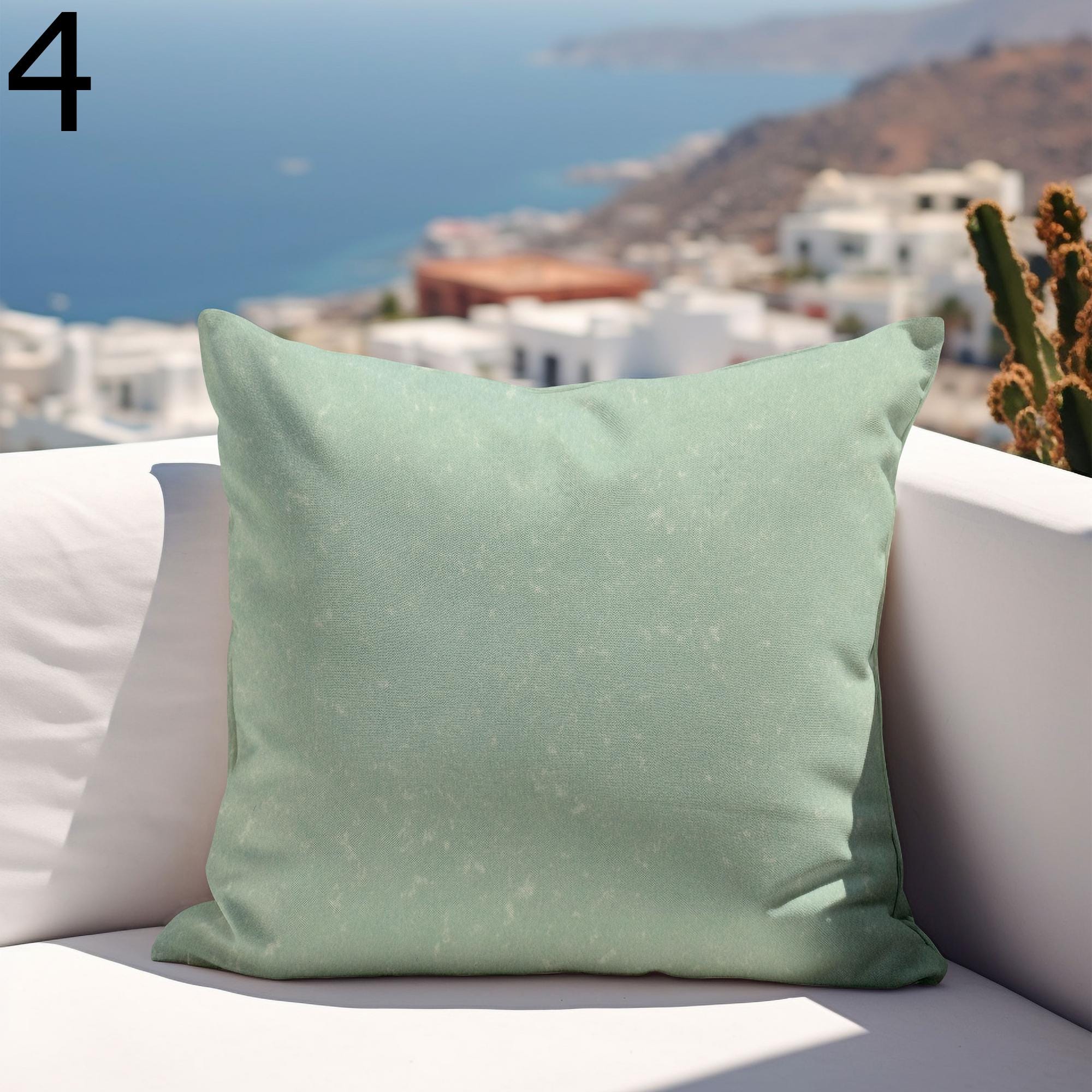 Nautical Outdoor Pillow Covers, Waterproof Ocean Cushion Cover, Outdoor Marine Waterproof Pillowcase, Coastal Water Resist Cushion Covers