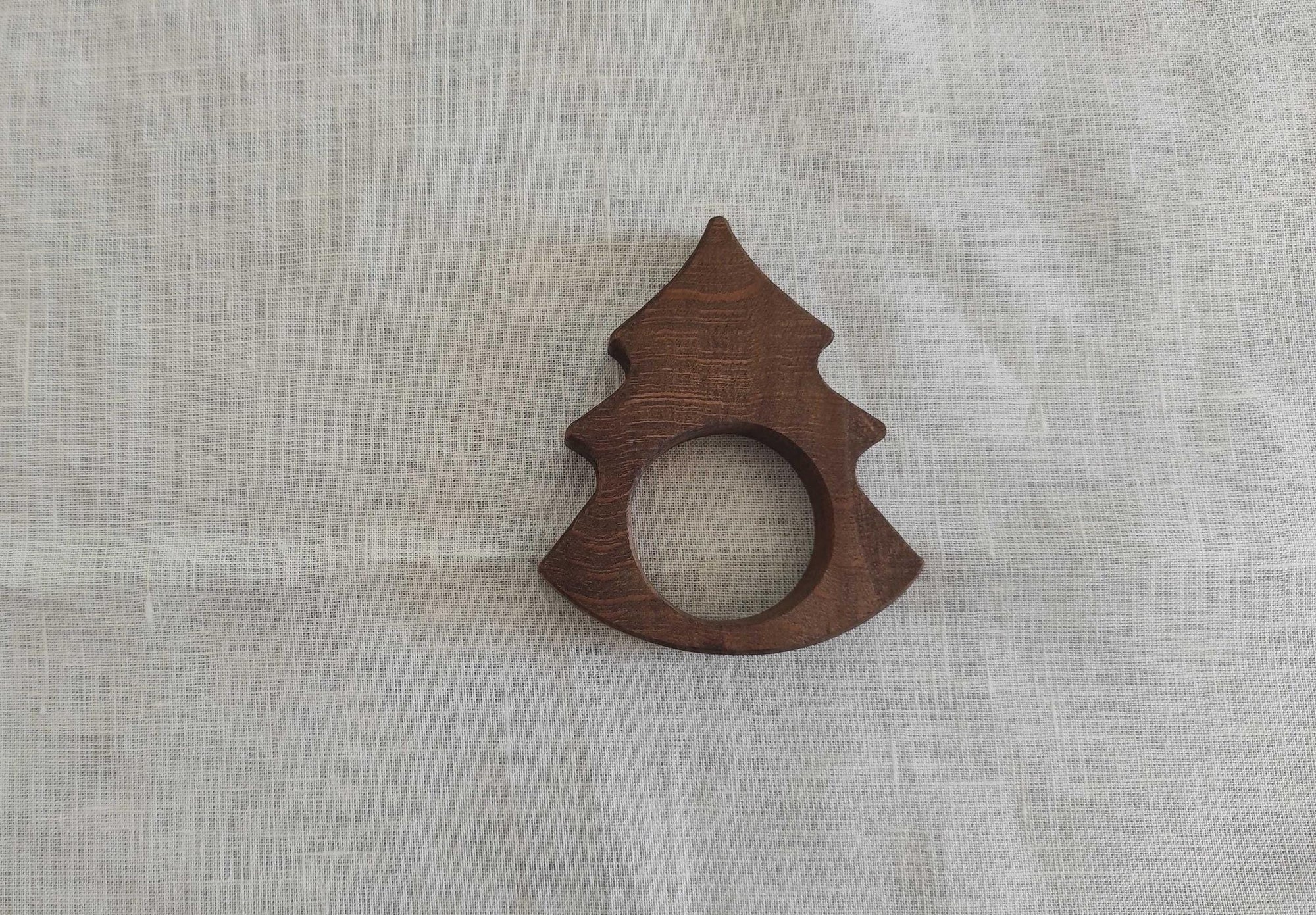 Christmas Napkin Ring, Xmas Pine Tree Napkin Rings, Christmas Pine Tree Napkin Rings, Holiday Wooden Napkin Ring, Xmas Napkin Holders