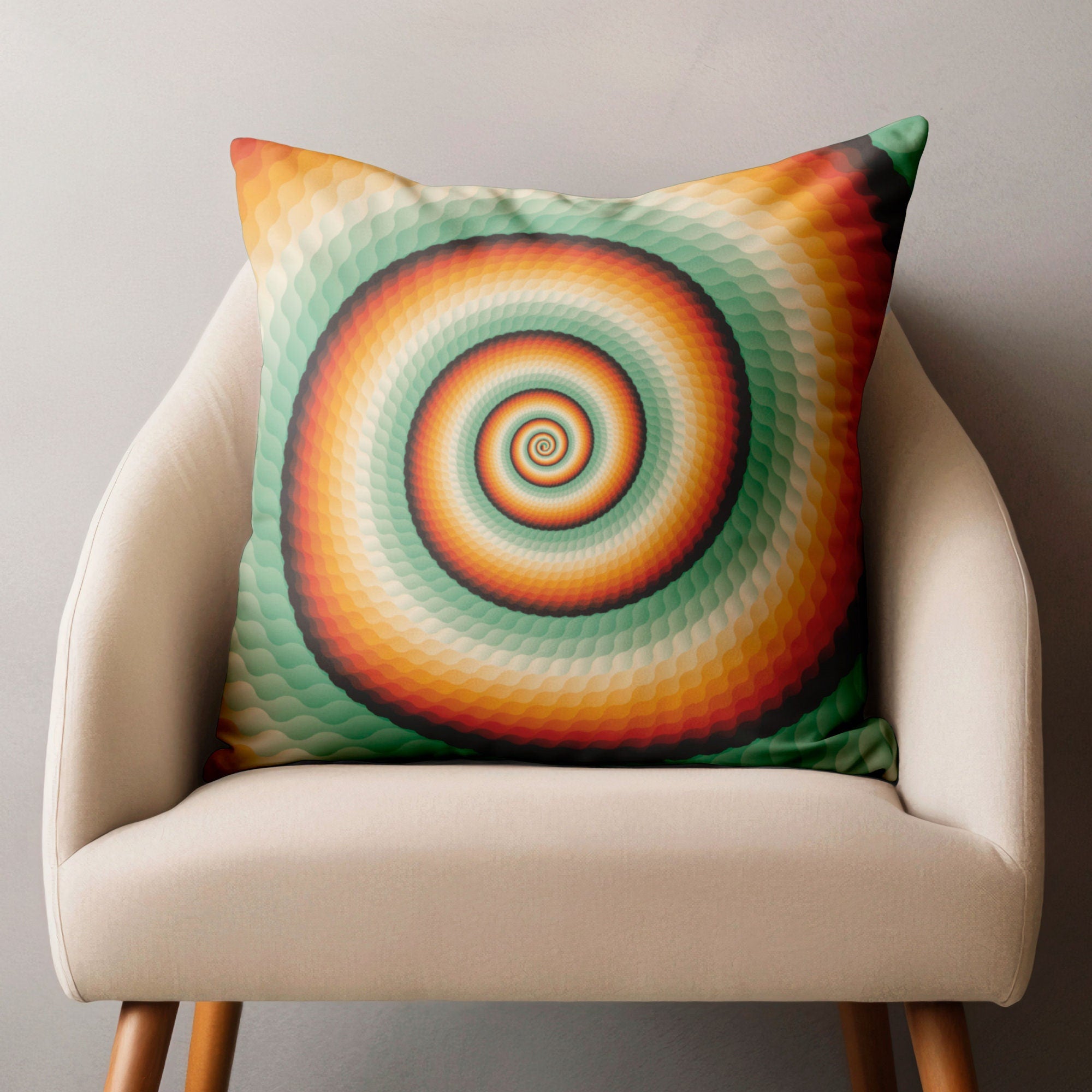 Retro Geometric Pillow Cover, 70s Inspired Pillow Covers, Mid Century Modern Pillowcase, Retro Cushion Cover, Retro Chic Pillow Decor