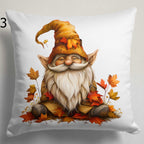 Christmas Funny Throw Pillow Cover, Christmas Gnome Pillowcase, Merry Christmas Pillow Covers, Funny Christmas Gnome Print Cushion Covers