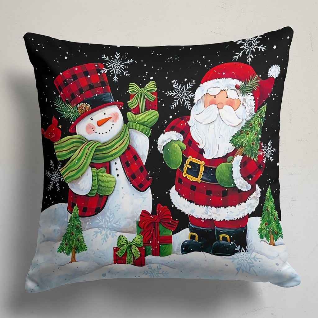 Christmas Pillowcase, Xmas Holiday Throw Pillow, Christmas Pillow Cover, Xmas Holiday Decor, Christmas Decor, New Year's Gift