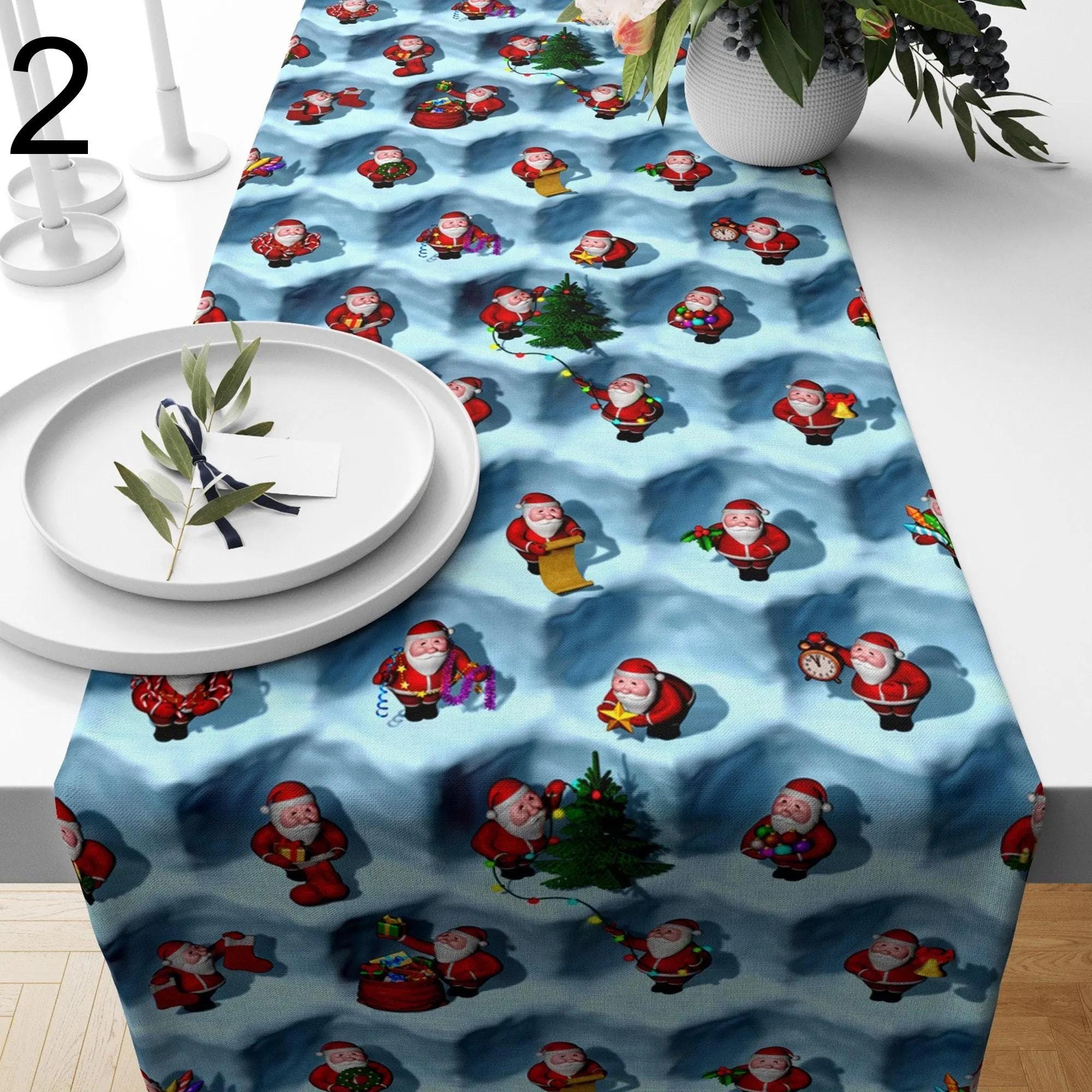 Christmas Table Runner, Christmas Table Decoration, Christmas Party Table, Christmas Decor,  Christmas Gift