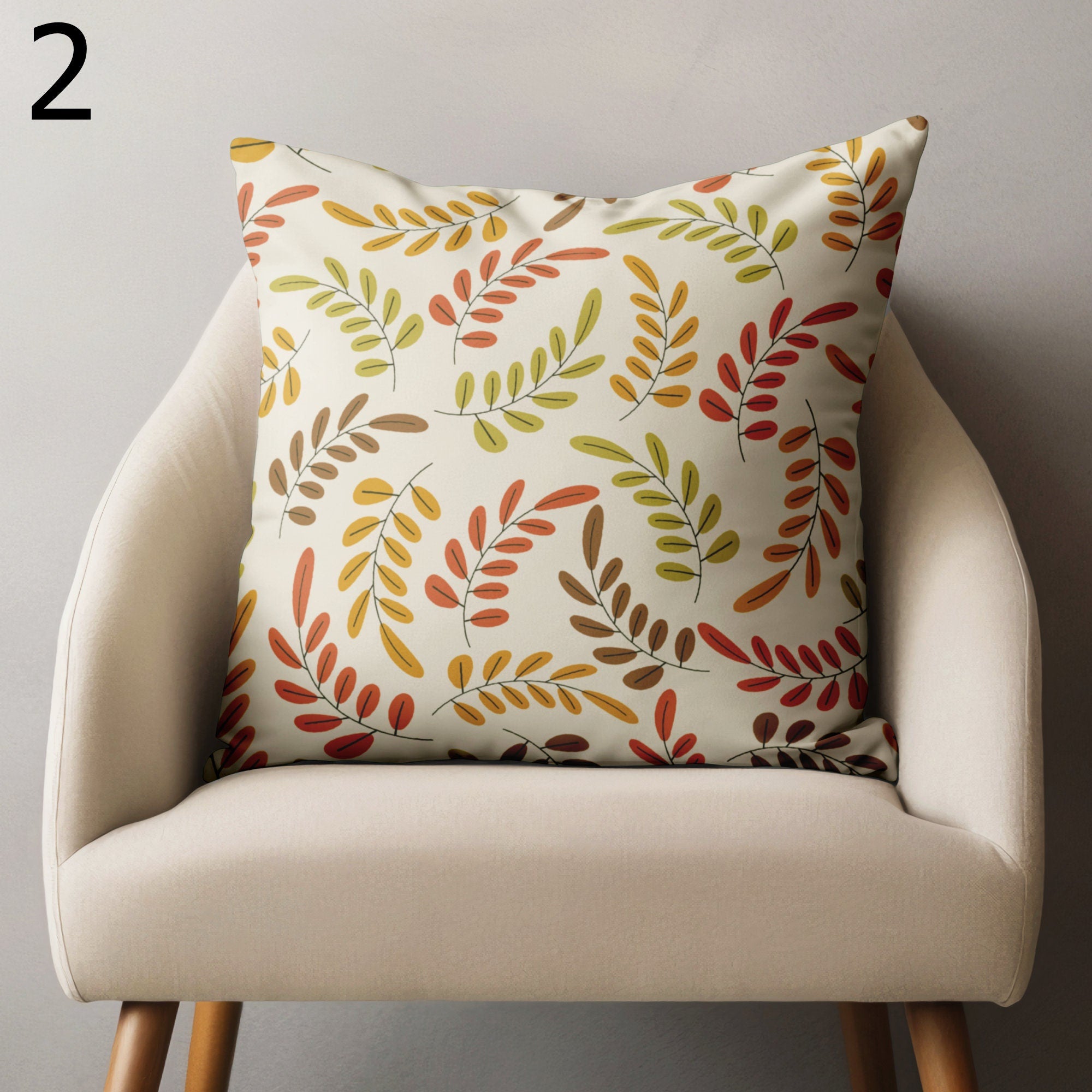 Autumn Throw Pillow Covers, Fall Leaf Pillow Cover, Fall Leaves Cushion Cover, Autumn Gift, Fall Dry Leave Pillowcase, Fall Leaf Home Decor