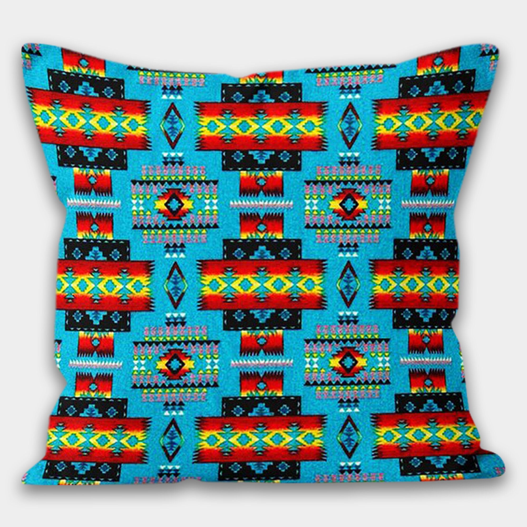 Southwestern Pillow Case, Ethnic Pillow Cover, Rug Pillowcase, Ethnic Home Decor, Aztec Cushion Covers, Boho Pillow Covers