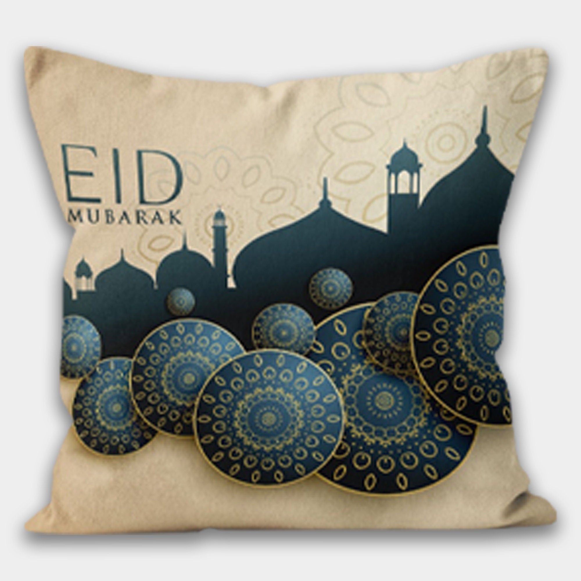 Ramadan Pillow Cover, Eid Mubarak Pillow Cover, Islamic Cushion Case, Ramadan Gifts for Muslims, Ramadan Kareem Throw Pillow Covers