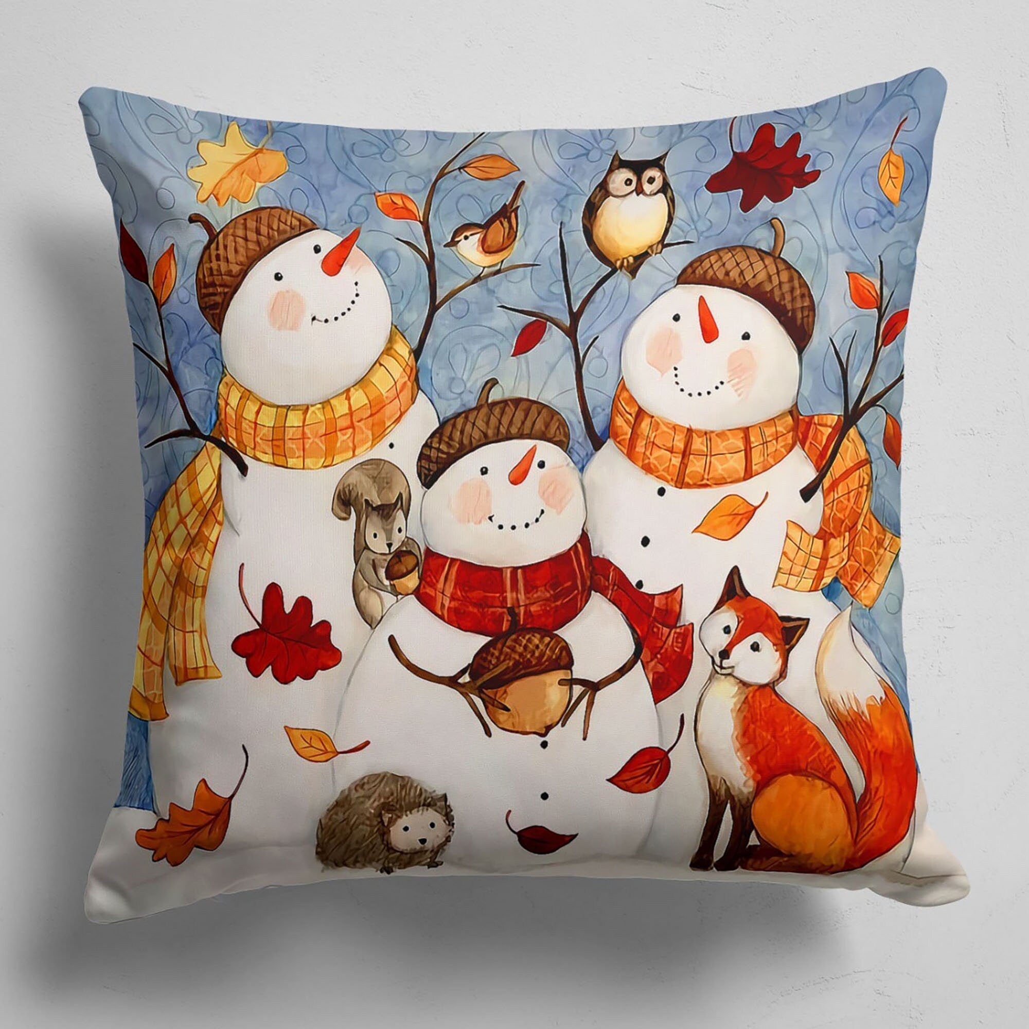 Christmas Pillowcase, Xmas Holiday Throw Pillow, Christmas Pillow Cover, Xmas Holiday Decor, Christmas Decor, New Year's Gift