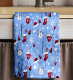 Mery Christmas Hand Towels, Xmas Deer Towels, Winter Holiday Dish Towels, Christmas Kitchen Decor Dish Towel, Noel Deer Kitchen Towels