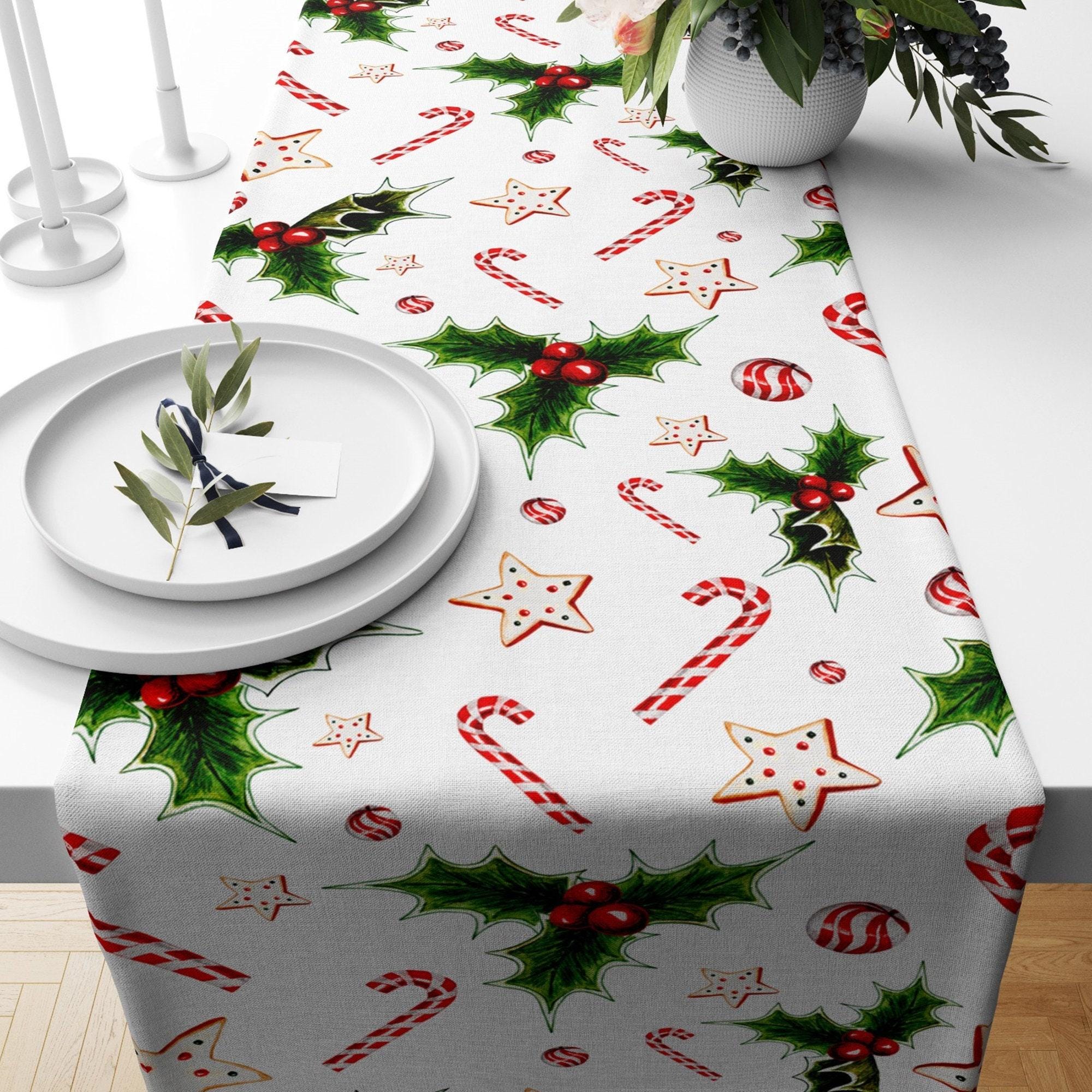 Christmas Table Runner, Xmas Table Runner, Christmas Table Decoration, Christmas Party Table, Christmas Decor, Christmas Gift