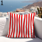Nautical Outdoor Pillow Covers, Waterproof Ocean Cushion Cover, Outdoor Marine Waterproof Pillowcase, Coastal Water Resist Cushion Covers