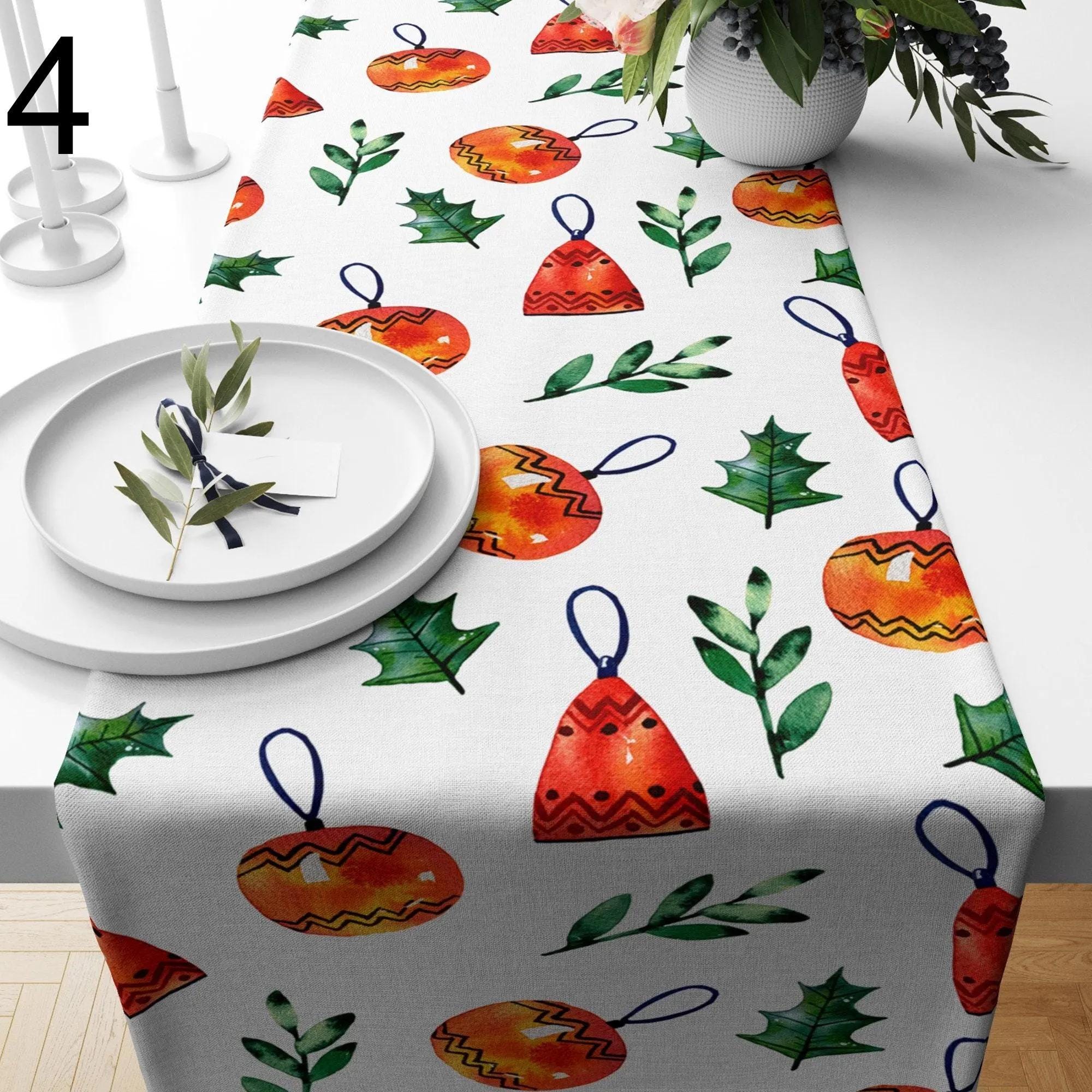 Christmas Table Runner, Christmas Table Decoration, Christmas Party Table, Christmas Decor,  Christmas Gift