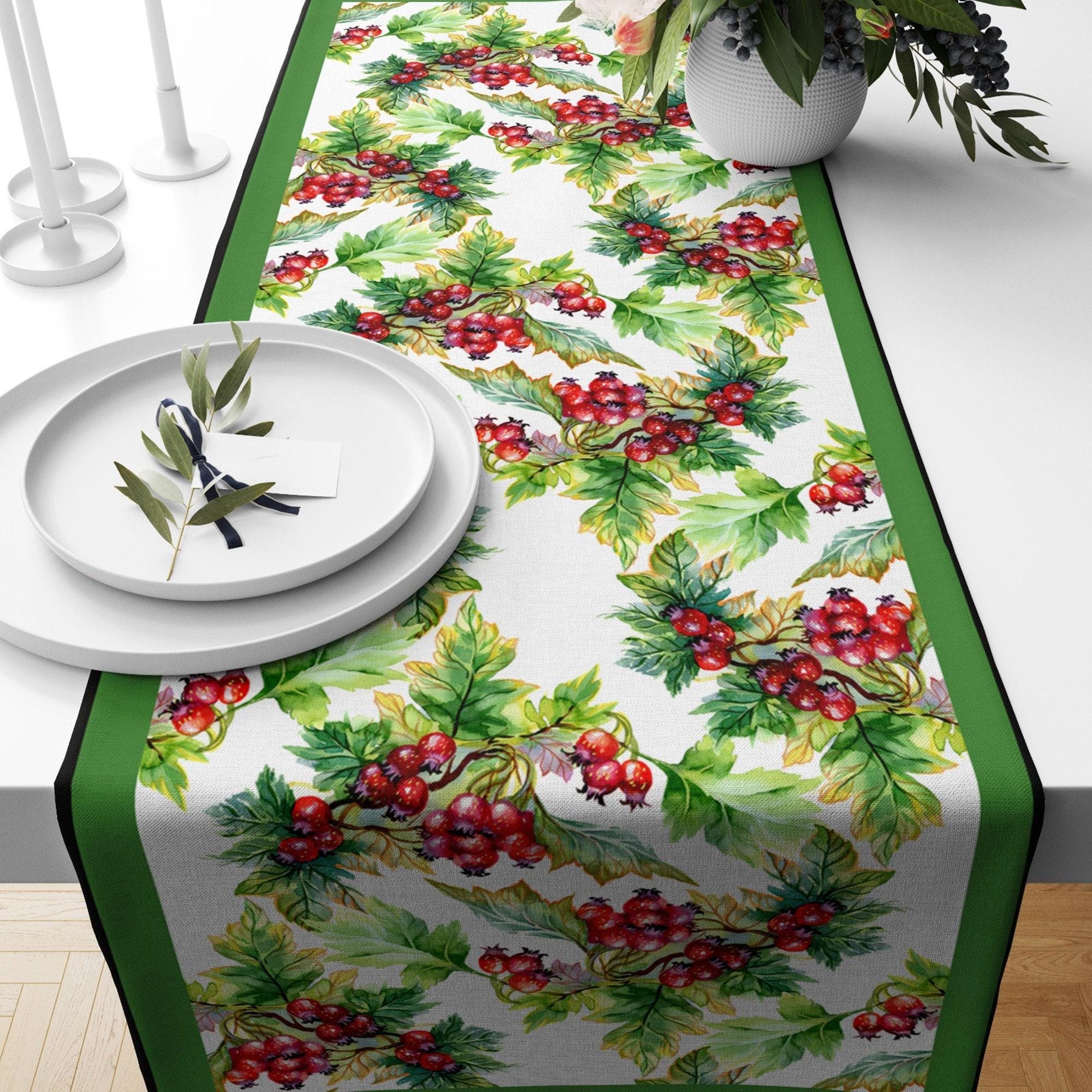 Christmas Table Runner, Santa Claus Table Runner, Xmas Table Runner, Christmas Table Decoration, Christmas Party Table, Christmas Gift