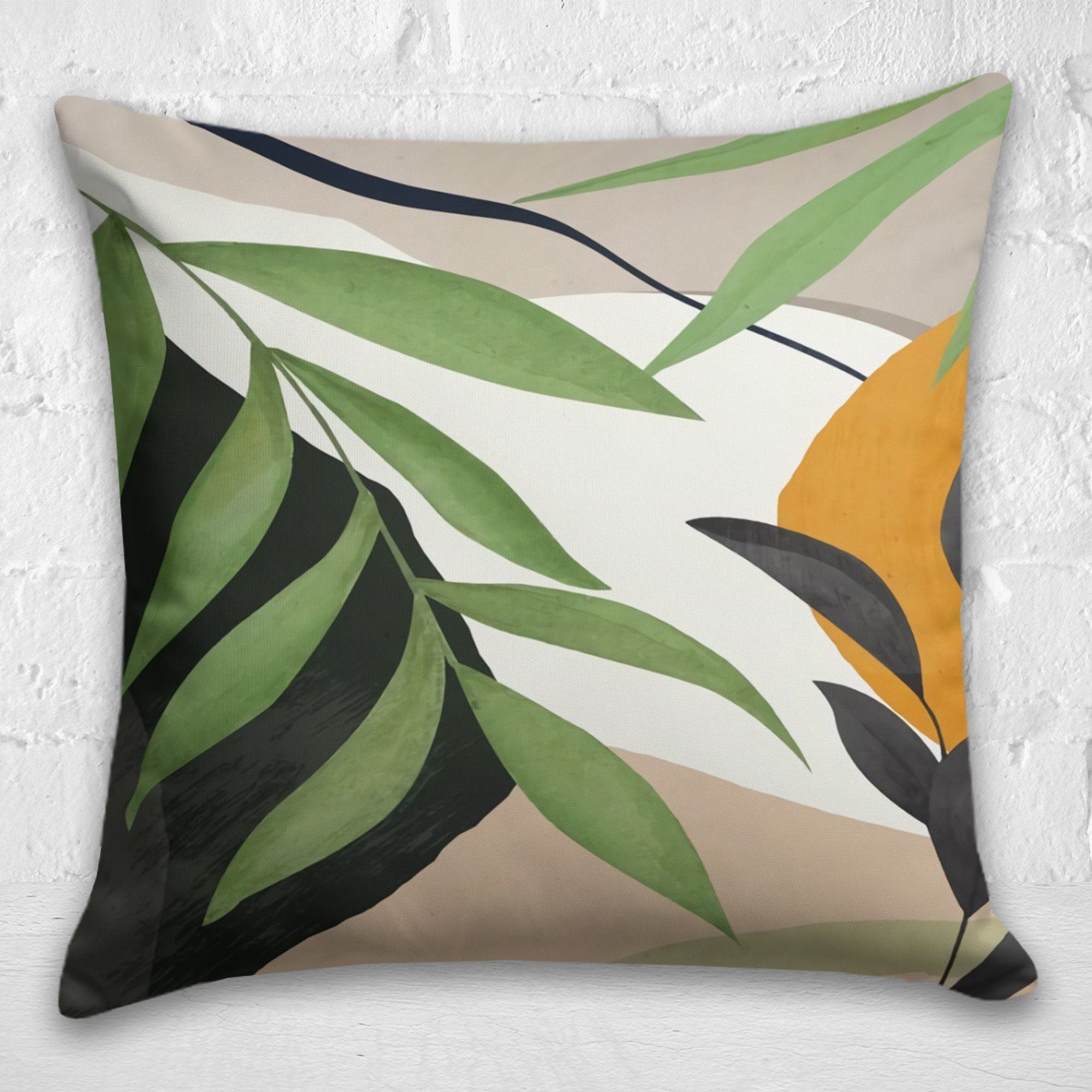 Abstract Pillow Cover, Boho Abstract Pillow Case, Abstract Art Pillows, Minimalist Cushion Cover, Decorative Pillow Covers
