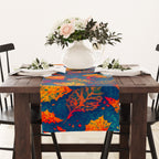 Fall Leaves Table Runner, Thanksgiving Fall Table Runner, Autumn Table Runner, Fall Table Decor, Thanksgiving Gift, Thanksgiving Party Table